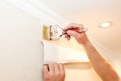 Pose de papier peint à Sarrola-Carcopino — revêtements muraux et toiles de verre